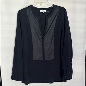 Calvin Klein Women's Elegant Black Blouse